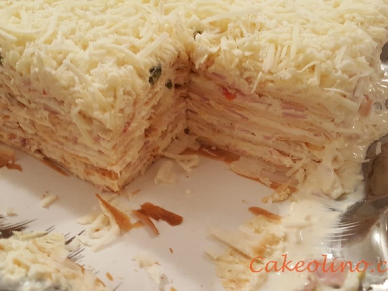 Savory Mille Feuille Cake